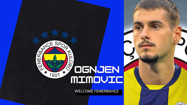 Muhteşem Wonderkid Ognjen Mimović ● Fenerbahçe'ye Yeni Wonderkid🟡🔵Ognjen Mimovic Best Skills Tackles