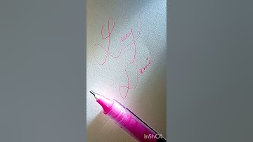 How to Write English Name in Fast & Elegant Cursive Handwriting - Lucy Denis