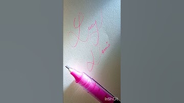 How to Write English Name in Fast & Elegant Cursive Handwriting - Lucy Denis