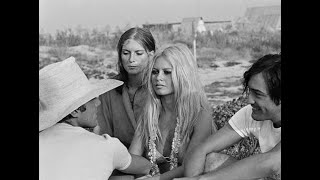 Brigitte Bardot Johnny Hallyday Sylvie Vartan 1967 Having a Good Time Resimi
