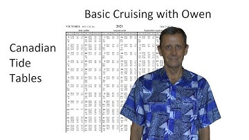 Navigation Video 6: Understanding Canadian Tide Tables