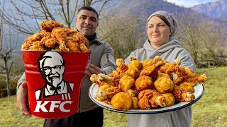 Семья Отшельников Готовит Курицу Вкуснее, чем в KFC! Этот хруст сводит с ума!