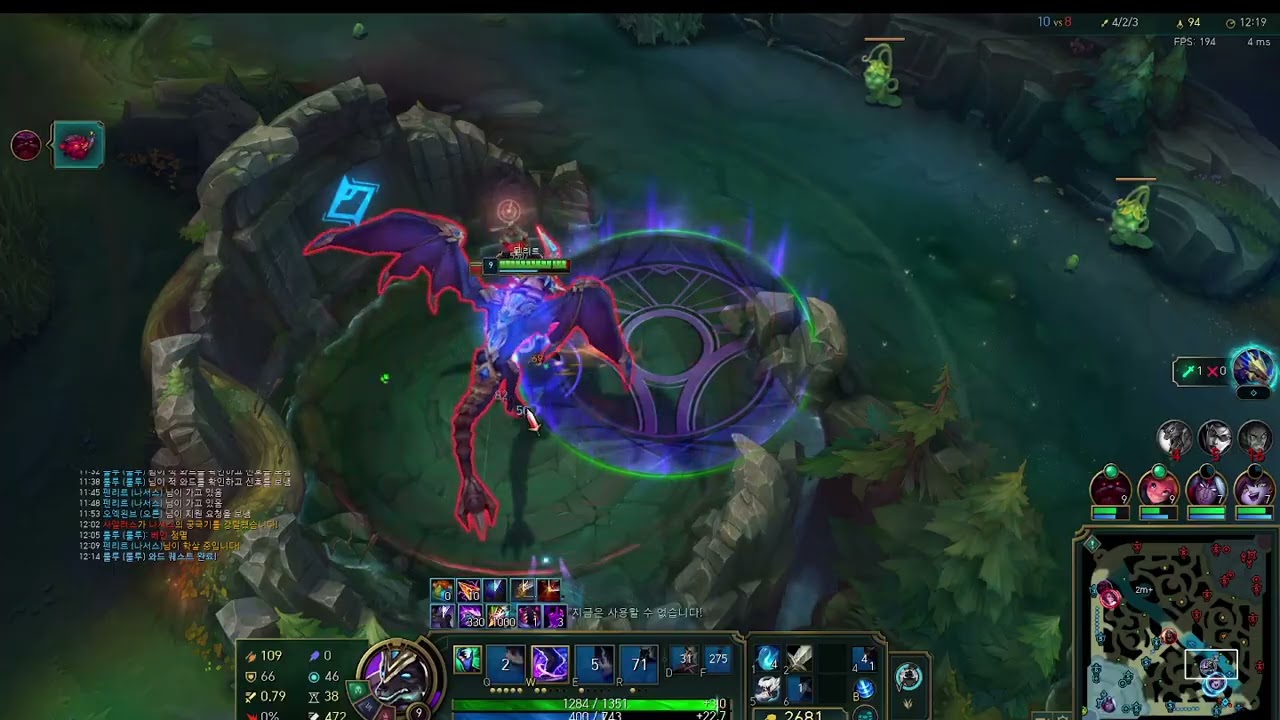 매칭주작 때문에 시작한 나서스 정글 (1200스택)