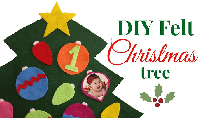 Easy DIY Felt Christmas Tree for Toddlers!