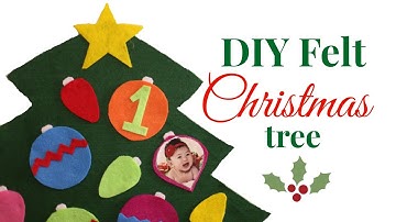 Easy DIY Felt Christmas Tree for Toddlers!