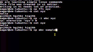 How to copy files in Redhat