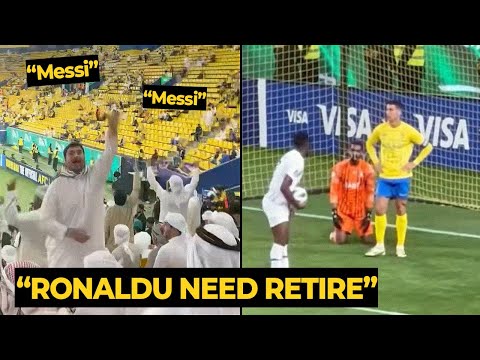 Al Ain fans chanted &#39;MESSI&#39; again to provoke Ronaldo which ultimately led to Al Nassr&#39;s loss