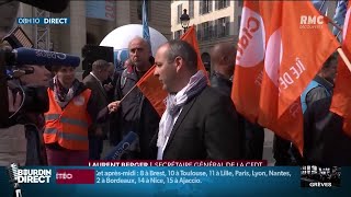 Menaces, locaux de la CFDT dégradés: Laurent Berger hausse le ton