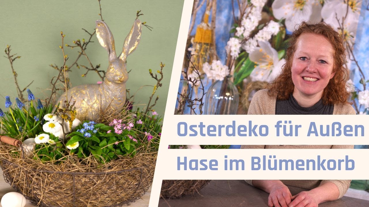 Frühlingszauber DIY: Osterkorb mit Hase – Gestalten, Dekorieren & Gewinnen!