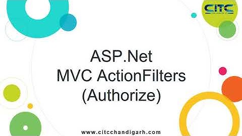 ASP Net MVC Action Authorize  Filters Video Tutorials