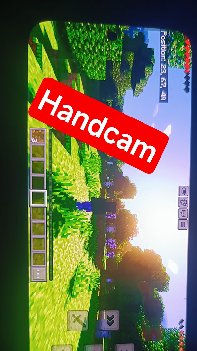 Minecraft java handcam💀|| #shaders  #mcpe #viral #shorts #rtx #raytracing @ROBLOX-AURA-b3m