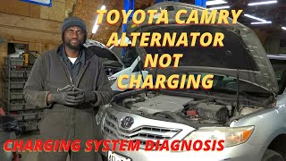 Alternator Not Charging on a Toyota Camry/ Charging system Testing!!