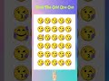 Spot The Odd Emoji Shortsfeed Puzzlegame Short Fun Emojichallenge Shorts Braingames Emoji