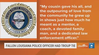 Fallen Louisiana police officer had ties to East Texas