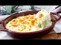【千切りキャベツとカニカマのグラタン】フライパンとトースターで作れる!キャベツたっぷり♪|macaroni(マカロニ)