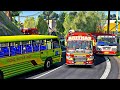 Ashok Leyland Bus In Village Road - Euro Truck Simulator 2 [ ETS2 ] | Bus Games @AkiGamingTech
