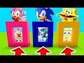 Minecraft PE : DO NOT CHOOSE THE WRONG PORTAL! (Sonic, Spongebob & Amy Rose)