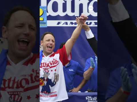 Legendary hot dog-eating