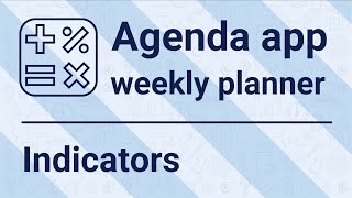 Agenda app - Indicators screenshot 4