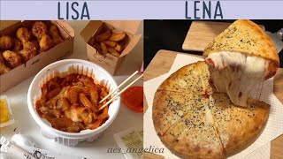 LISA or LENA | aesthetic food,ice-cream,pizza,desserts,etc. | THIS or THAT