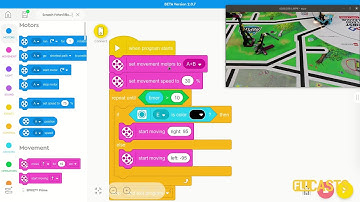 [SPIKE Prime Programming] Following a line with 2-states program to build reliable robots.