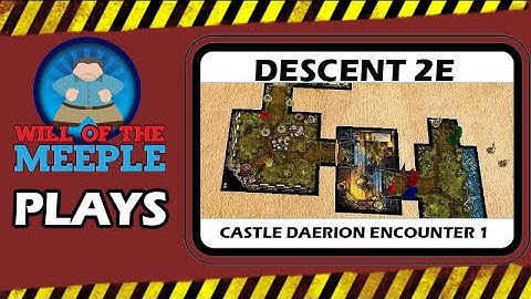 Descent 2E board game on Tabletop Simulator Castle Daerion Encounter 1