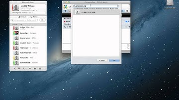 Microsoft Lync 2010 Conference From Mac