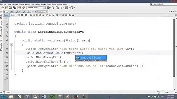 Video 32 - Lập trình hướng đối tượng Java - Part 2