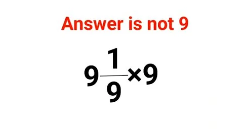 9(1/9)×9 The answer is not 9. Many got it wrong!  Ukraine Math Test #math #percentages #ukraine
