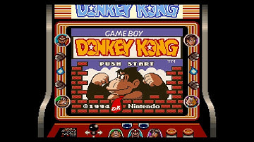 Gameboy - Donkey Kong 94 - RetroArch - 1440p