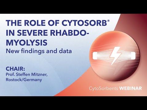 The role of CytoSorb®in severe Rhabdomyolysis | CytoSorbents Webinar 2023