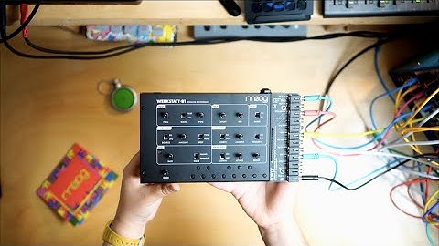 Moog Werkstatt-01 & CV Expander // DIY Build and First Look!