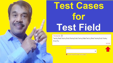 how to write manual test case for  test field or test box field in software testing | testing shala