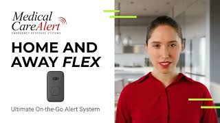 HOME AND AWAY FLEX Mobile Medical Alert System with GPS and Fall Detection for Seniors.
