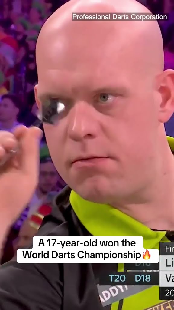 17-year-old Luke Littler won the World Darts Championship ? (via professionaldarts/TT)