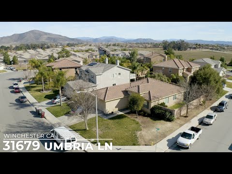 31679 Umbria Ln, Winchester, CA home video tour