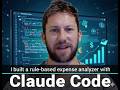 I built a rule-based expense analyzer with Claude Code