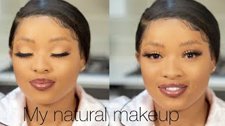 Step by step "affordable" soft glam makeup tutorial for beginners | South Africa screenshot 3