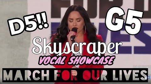 Demi Lovato - Skyscraper (Live @ March For Our Lives) 