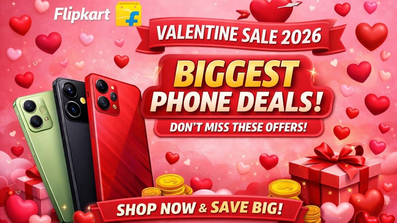 🔥 Flipkart Valentine Sale 2026 💘 | Biggest Phone Discounts | Don’t Miss These Deals 