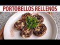 Cmo hacer portobellos rellenos de queso azul y cebolla caramelizada