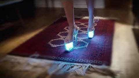 Sparkle Motion shoes demo