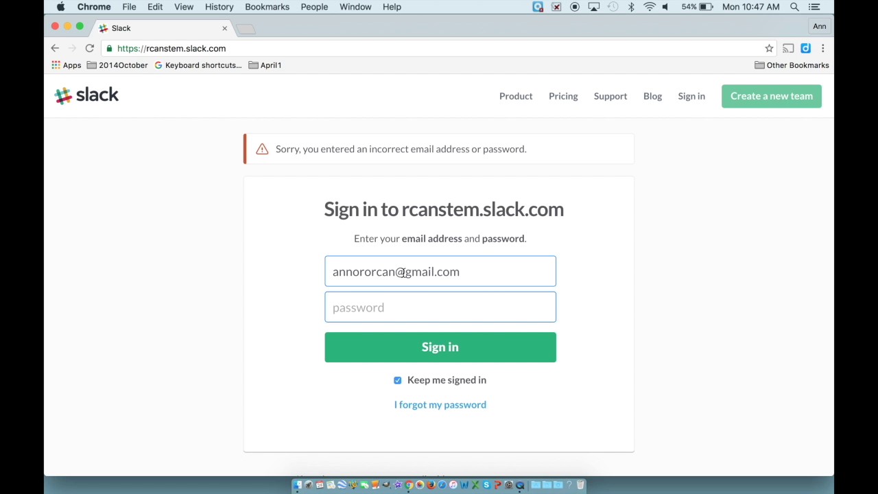 Slack Reset Password - YouTube