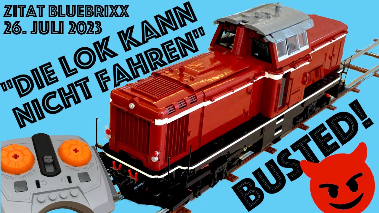 BlueBrixx hat gesagt die V100 kann gar nicht fahren 😅 - Bricked4You Motorisierung & Fahren