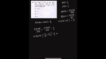 Calculating P(A^c \cup B^c) Given Conditional Probabilities  | UPSC ISS 2024 Paper-1 | Problem-31