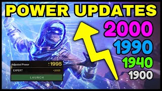 DESTINY 2 - POWER UPDATES (TWID)