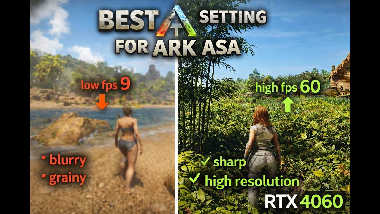 ARK ASA best Graphic Settings - YouTube