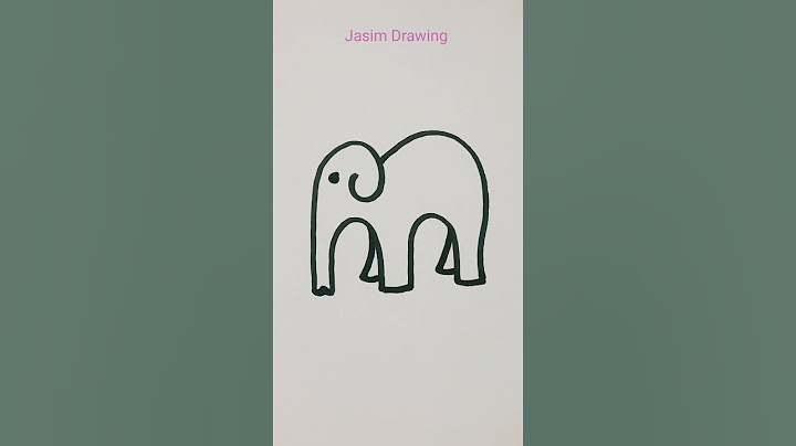 Draw a elephant 🐘 using nn letter #art #easydrawings #shorts
