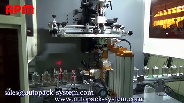 CNC101All Servo Driven Glass Bottle Screen Printing Machine