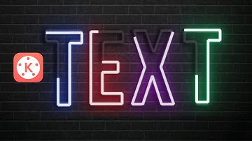 Intro Neon Text Animation In KineMaster 2020 || Technical Boy Pk